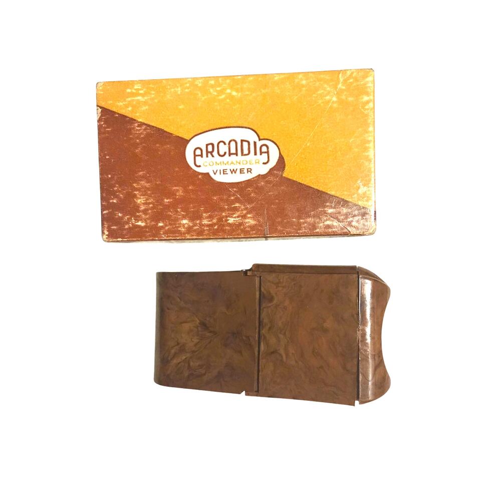 Arcadia Commander slide viewer in Butterscotch with box